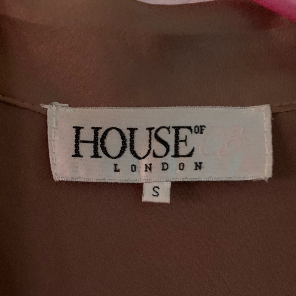 Authentic House of CB Rose-Gold Mesh Sleeve Duster - Picture 6 of 6
